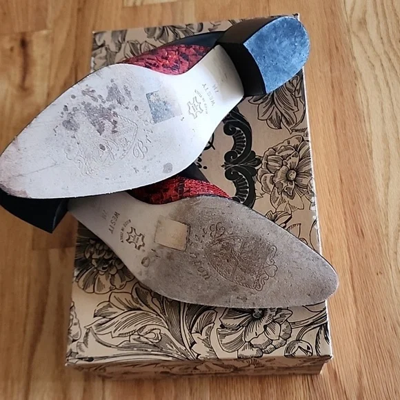 Brighton Vintage Western Mules - Picture 5 of 6